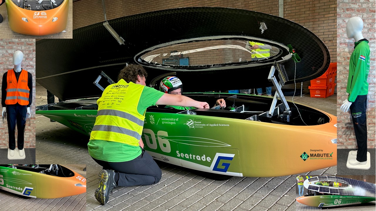 Top-Dutch-Solar-Racing-MABUTEX-Bedrijfskleding-Leek-testdrive-stadspark-Groningen